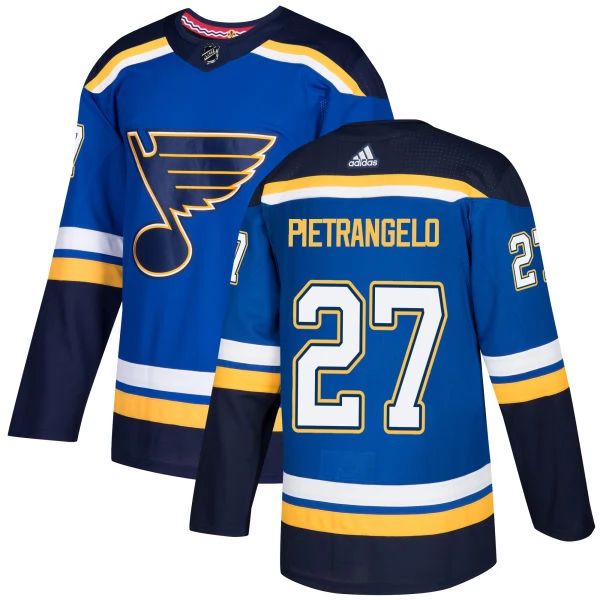 Kinder St. Louis Blues Eishockey Trikot Alex Pietrangelo 27 Blau Authentic